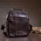 Сумка чоловіча гладка Vintage 14748 Коричнева