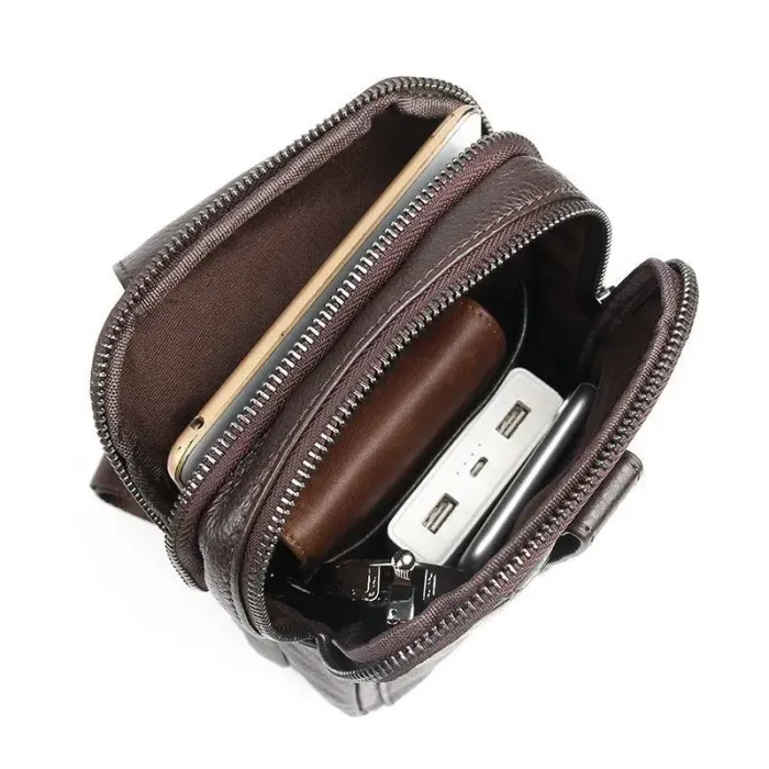 Сумка чоловіча шкіряна через плече Vintage 14983