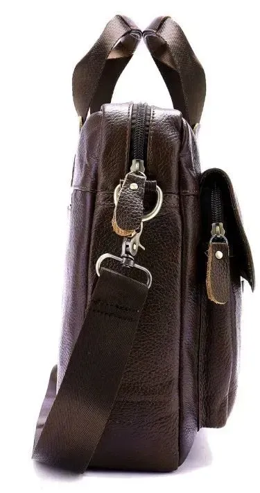 Сумка чоловіча шкіряна горизонтального типу Vintage 14798