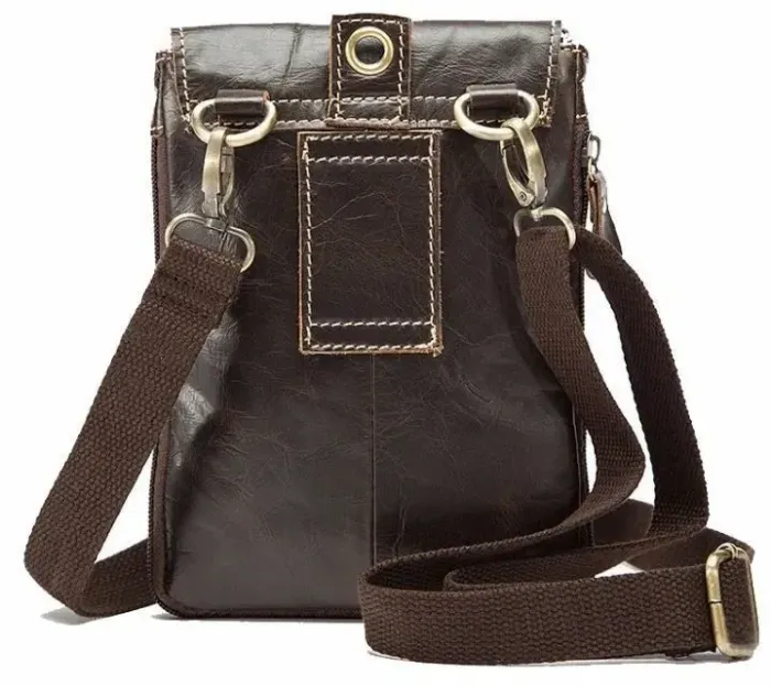 Сумка чоловіча шкіряна компактна Vintage 14810