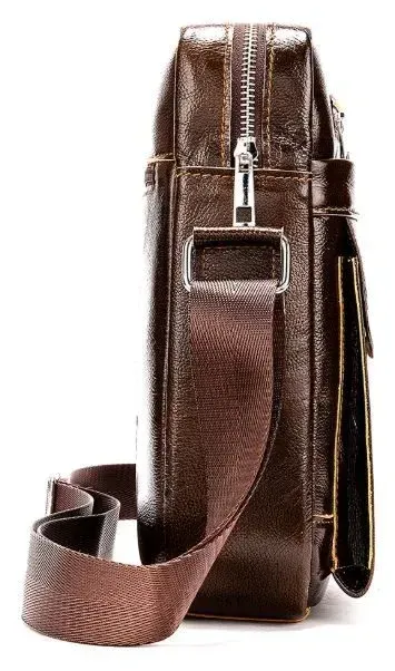 Сумка чоловіча шкіряна Vintage 14826 Коричнева