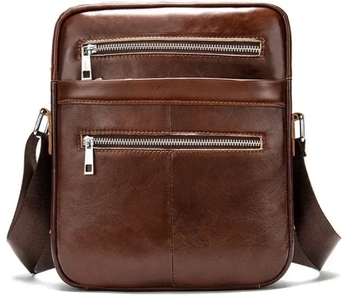 Сумка мужская кожаная Vintage 14830 Коричневая