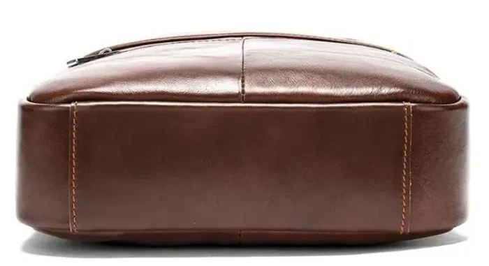 Сумка мужская кожаная Vintage 14830 Коричневая