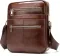Сумка мужская кожаная Vintage 14830 Коричневая