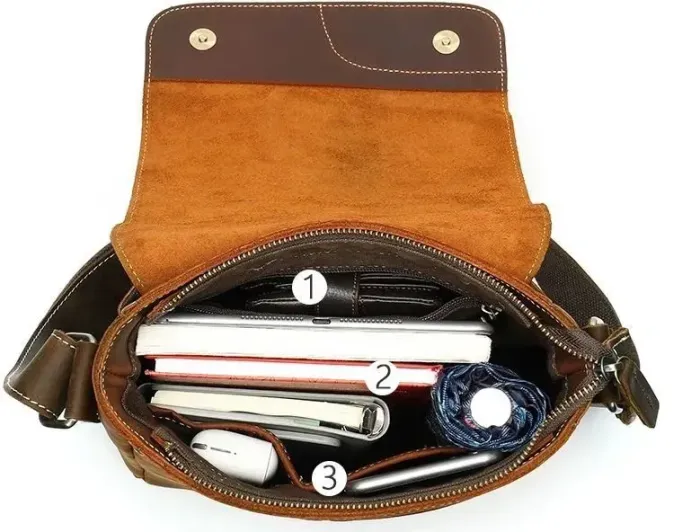 Сумка чоловіча матова Vintage 14804