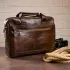 Сумка чоловіча під ноутбук Vintage 14669 Коричнева