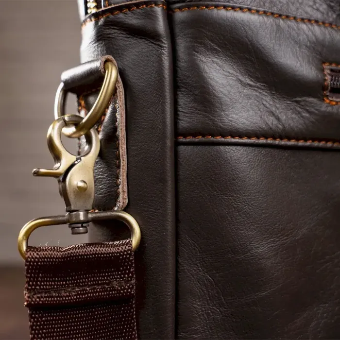 Сумка чоловіча під ноутбук Vintage 14670 Коричнева