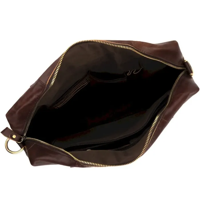 Сумка чоловіча під ноутбук Vintage 14676 Коричнева