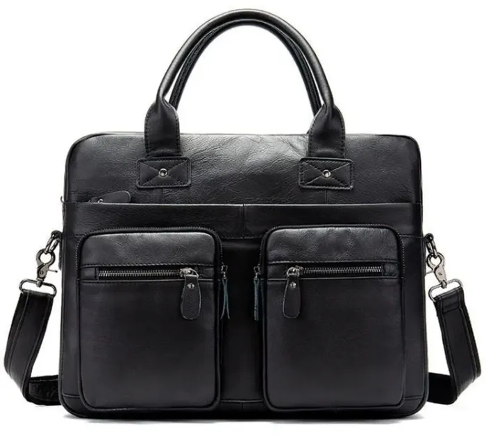 Сумка чоловіча під ноутбук Vintage 14771 Чорна