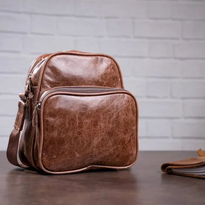 Сумка чоловіча SHVIGEL 00904 Коричнева