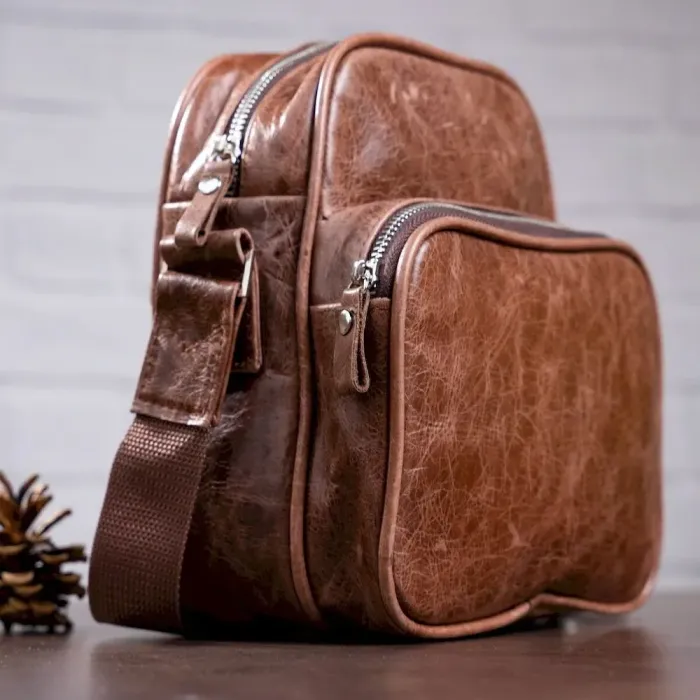 Сумка чоловіча SHVIGEL 00904 Коричнева