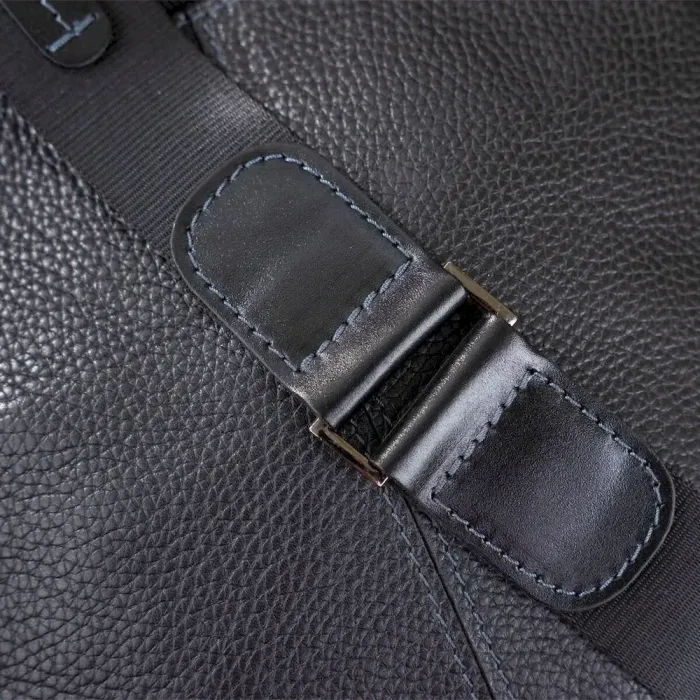 Сумка чоловіча SHVIGEL 11102 шкіряна Чорна