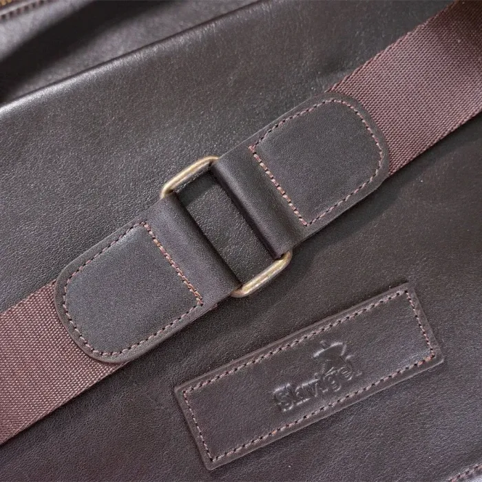 Сумка чоловіча SHVIGEL 11138 шкіряна Коричнева