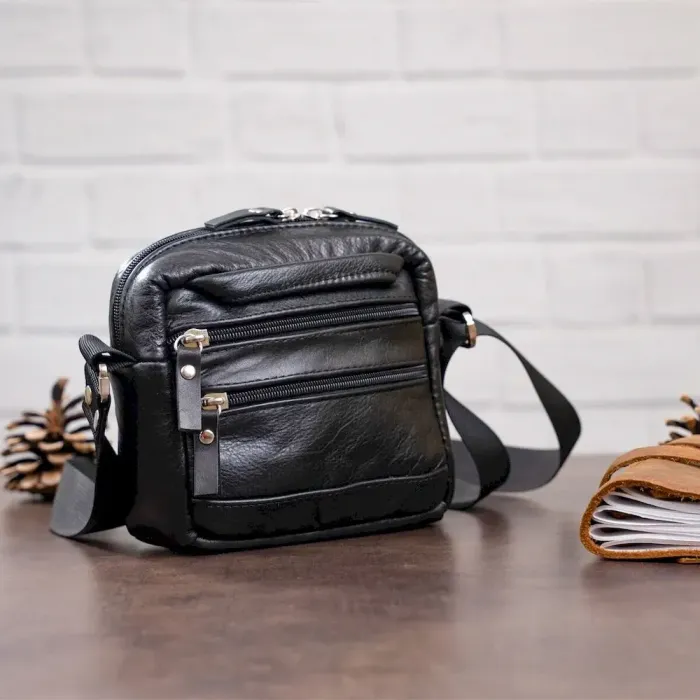 Сумка чоловіча SHVIGEL 15213 Чорна