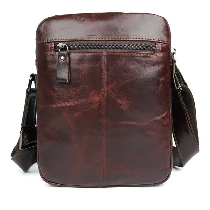 Сумка чоловіча в гладкій шкірі Vintage 14947