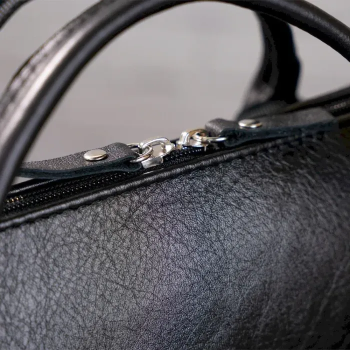 Сумка чоловіча в м'якій шкірі SHVIGEL 15306 Чорна