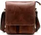 Сумка чоловіча вертикальна шкіряна Vintage 20029 Коричнева