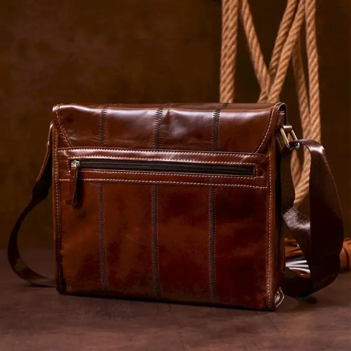 Сумка мужская Vintage 14666 Коричневая
