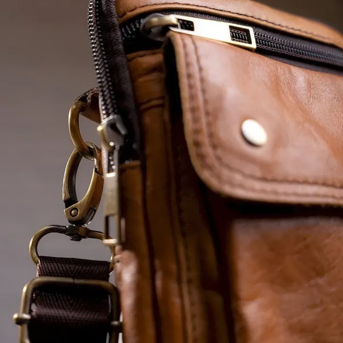 Сумка чоловіча Vintage 14725 Коричнева