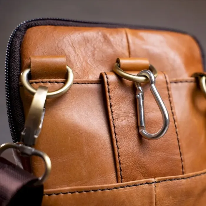 Сумка чоловіча Vintage 14725 Коричнева