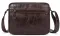 Сумка на плече 2 відділення шкіряна Vintage 20026 Коричнева
