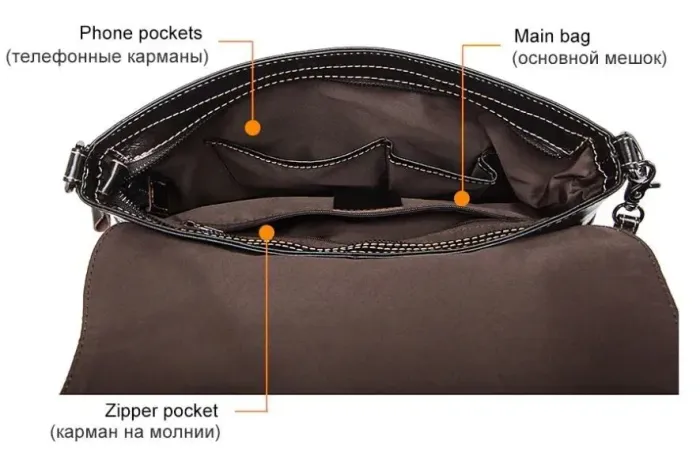 Сумка на плече чоловіча Vintage 14851