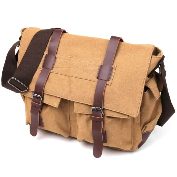 Сумка на плече текстильна Vintage 20149 пісочна