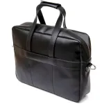 Сумка-портфель із натуральної шкіри GRANDE PELLE 11442 Чорний