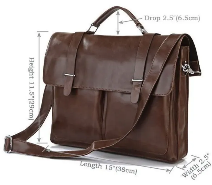 Портфель Vintage 14208 Коричневий