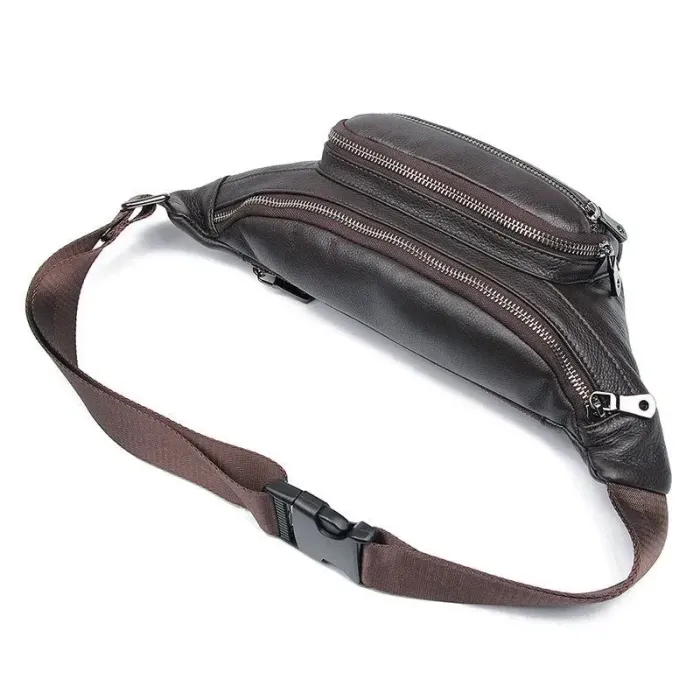 Сумка поясна шкіряна Vintage 14971