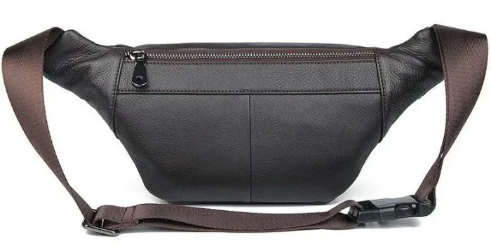 Сумка поясна шкіряна Vintage 14971