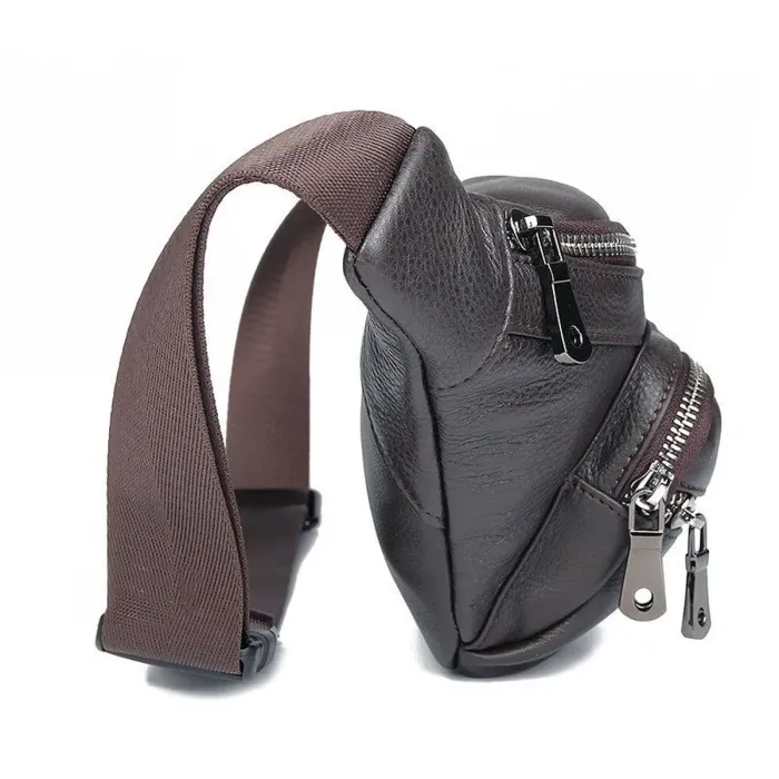 Сумка поясна шкіряна Vintage 14971