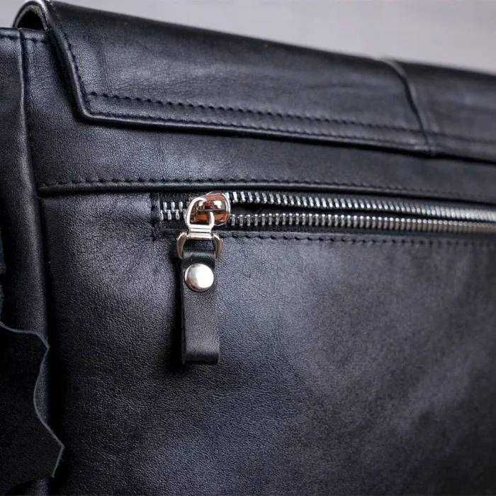 Сумка SHVIGEL 00858 шкіряна Чорна