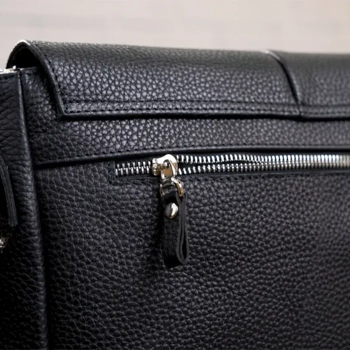 Сумка SHVIGEL 11130 шкіряна Чорна