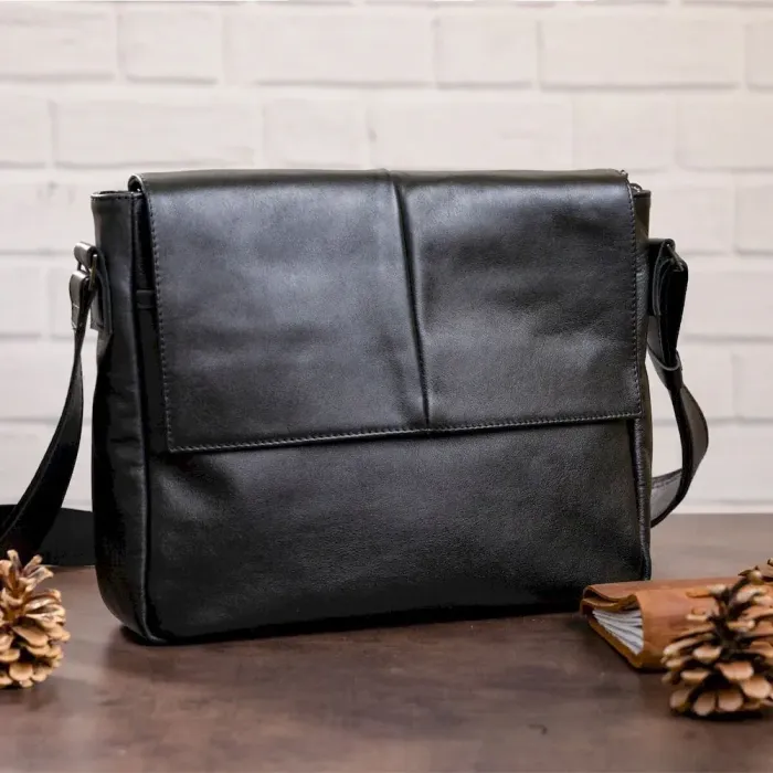 Сумка SHVIGEL 11130 шкіряна Чорна