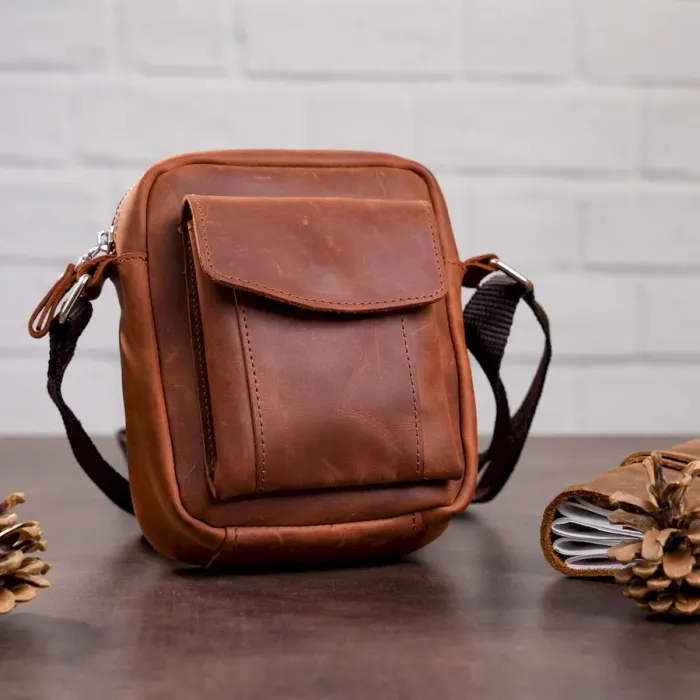 Сумка SHVIGEL 11132 із вінтажної шкіри