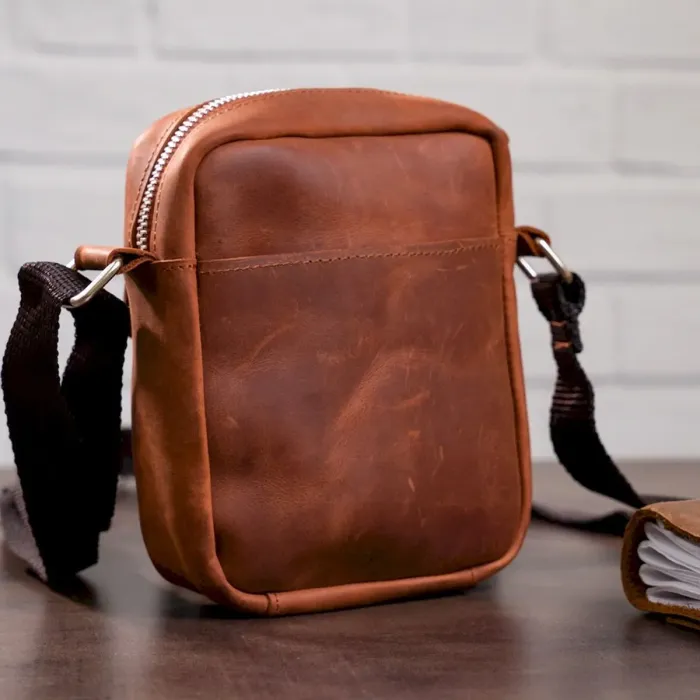 Сумка SHVIGEL 11132 із вінтажної шкіри