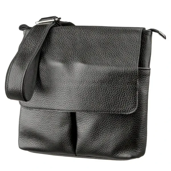 Сумка SHVIGEL 11157 із натуральної шкіри Чорна