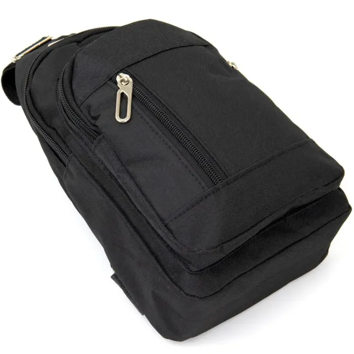 Сумка текстильна через плече Vintage 20508 Чорна