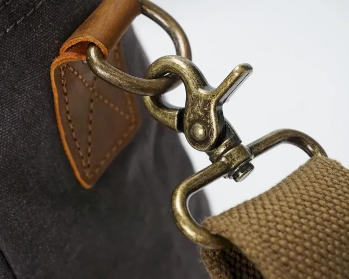 Сумка текстильна Vintage 20062 Сіра