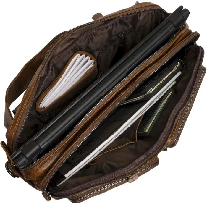 Сумка - трансформер шкіряна Vintage 14781