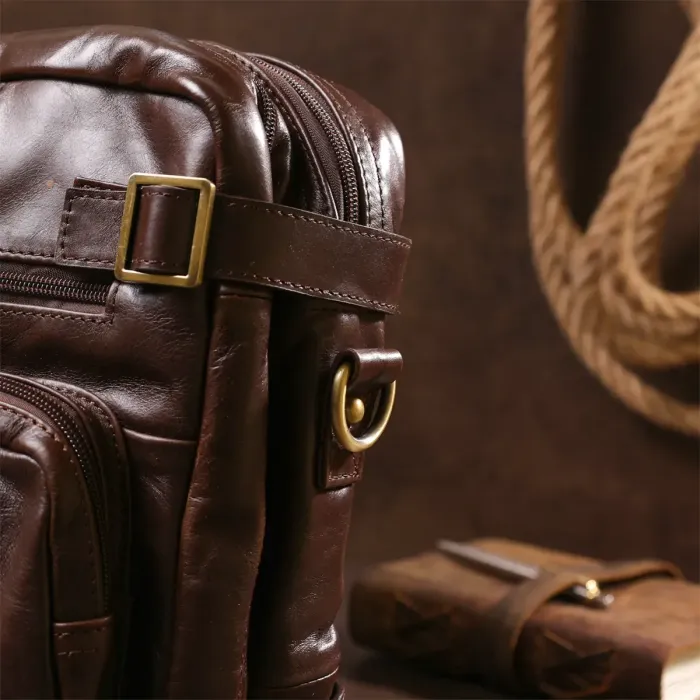 Сумка - трансформер шкіряна Vintage 14844