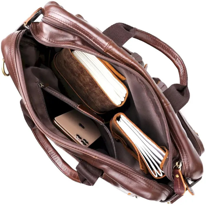 Сумка - трансформер шкіряна Vintage 14844