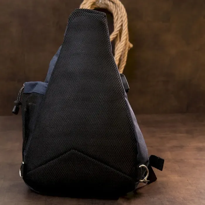 Сумка унисекс через плечо смарт текстильная Vintage 20551 Синяя