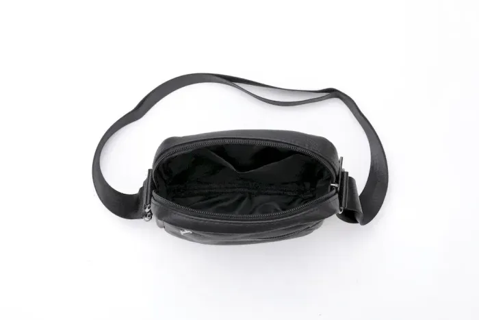 Сумка вертикальна шкіряна 14994 Vintage Чорна