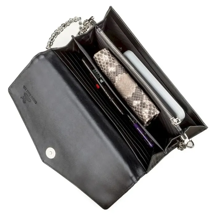 Сумка женская SNAKE LEATHER 18297 из натуральной кожи питона Серая