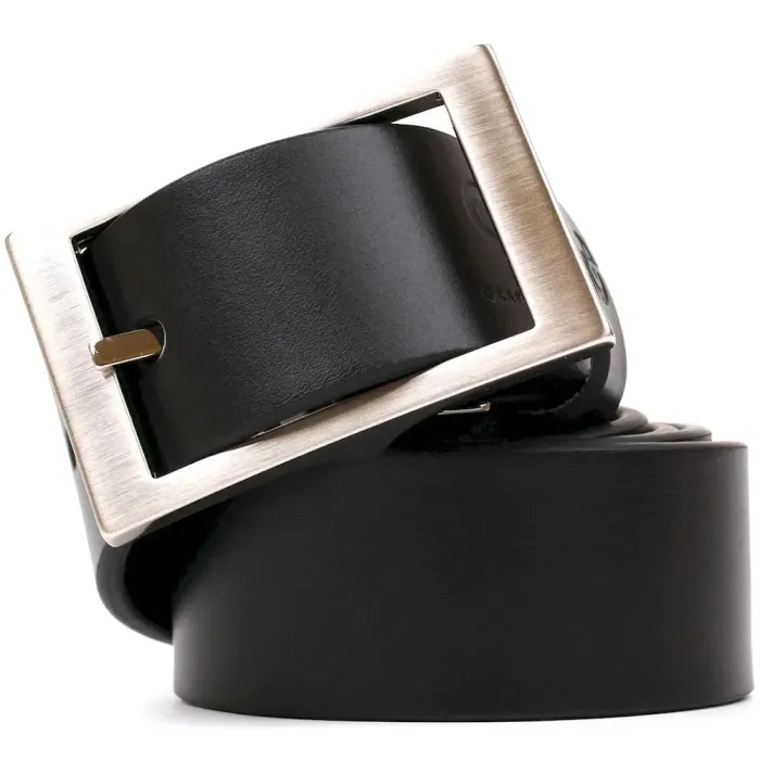 Ремень GRANDE PELLE 00239 кожаный Черный