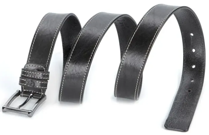 Сверхпрочный мужской ремень GRANDE PELLE 00777 Черный