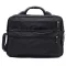 Текстильна чоловіча сумка з надійною пластиковою ручкою FABRA 22587 Чорний