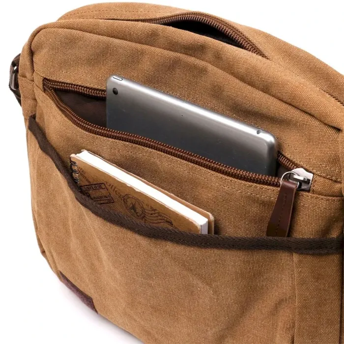Текстильна сумка для ноутбука 13 дюймів через плече Vintage 20190